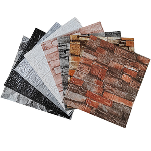 Panneaux muraux en PVC imperméables et ignifuges, tailles personnalisées, style imitation brique, pour la décoration intérieure - Product Image 1