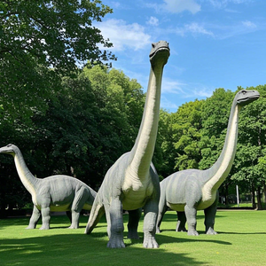 Sculpture de dinosaure en fibre de résine grandeur nature, décoration de jardin de parc extérieur, vente chaude <span class=keywords><strong>Jurassic</strong></span> <span class=keywords><strong>World</strong></span> - Product Image 2