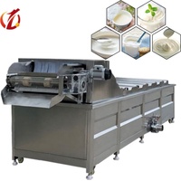 Pasteurisateur tunnel automatique à bain-marie 7000*800, machine de pasteurisation industrielle continue