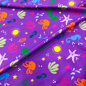 Tissu imprimé numérique personnalisé en nylon et élasthanne à motifs animaux tropicaux pour maillots de bain - Product Image 2