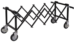 एल्यूमीनियम मिश्र धातु मुड़ा अंतिम संस्कार गाड़ी कास्केट ट्राली चर्च ट्रक ताबूत गाड़ी - Product Image 3