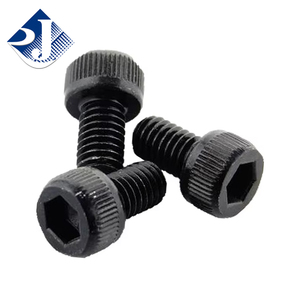 Tornillos <span class=keywords><strong>Allen</strong></span> de <span class=keywords><strong>Cabeza</strong></span> <span class=keywords><strong>Redonda</strong></span> con Acabado de Óxido Negro, Acero al Carbono ANSI <span class=keywords><strong>DIN</strong></span>, Rosca Métrica M4-M14 - Product Image 1