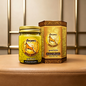 Baume Chauffant Herbal Gold Serow au Curcuma et au Gingembre pour un Apaisement Profond et un Soulagement de la Fatigue et des Douleurs de la Taille, des Jambes et des Mains - Product Image 6