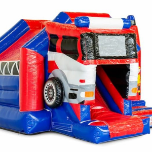 Giảm Giá Sốc Combo Nhà Nảy Cứu Hỏa Nhà Nhảy Lâu Đài <span class=keywords><strong>Bouncy</strong></span> Để Bán - Product Image 3