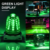 Lampe de signalisation LED extérieure pour camion lourd et remorque, étanche IP68, coque en PC, feux de gabarit de toit, conforme aux normes DOT SAE
