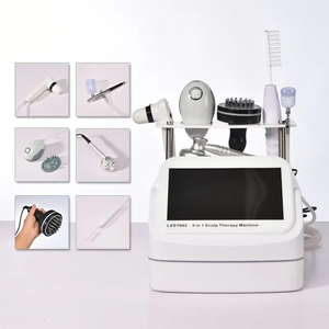Appareil de Traitement Capillaire et du Cuir Chevelu 5-en-1 de Bureau en ABS avec Écran Tactile 8 Pouces, Massage de la Tête, Détection des Follicules et Croissance, Compatible Prises CN et EU - Product Image 4