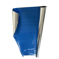 Feuille d'aluminium double face/tissu tissé laminé en mylar métallisé comme barrière radiante de construction pour l'isolation du grenier
