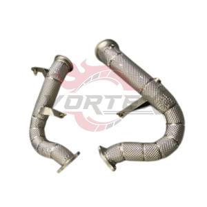 Tubo de Escape Vortex Street Car para Porsche Macan Turbo S 3.0T, Tubo de Flujo Libre Recto, Sistema de Escape con Silenciador - Product Image 2