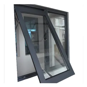 多定制设计聚氯乙烯/UPVC塑料格栅插入窗，带乙烯基遮阳篷窗的网格