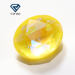 Strass con punta posteriore pietre di cristallo taglio ovale MK serie fluorescente artigianato fai da te punta indietro strass sciolti strass - Product Image 4
