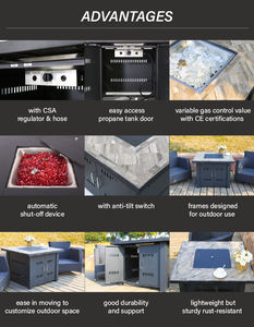 2025 moderno europeo americano Simple muebles de exterior estufa de calefacción de <span class=keywords><strong>Gas</strong></span> para jardín patio techo <span class=keywords><strong>terraza</strong></span> balcón - Product Image 6