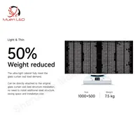 Écran LED de location ART3.91-7.81 personnalisé avec poignée mobile pour centre commercial et scène d'événement