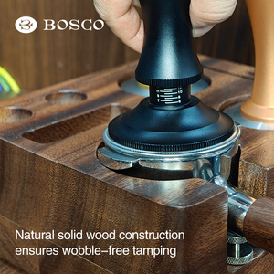 BOSCO 9 en 1 Estación Organizadora de Espresso Ecológica Clásica, Soporte Cuadrado de Nogal para Herramientas de Café, Hecho en China y <span class=keywords><strong>Guatemala</strong></span> - Product Image 3