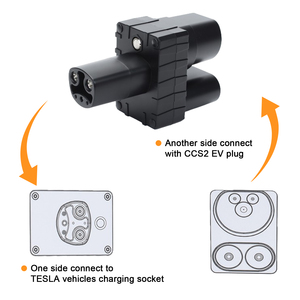 Adaptateur de charge CCS2 vers Tesla, convertisseur de charge rapide DC 250 kW, adaptateur EV pour véhicule électrique Tesla, haute puissance, OEM - Product Image 3
