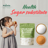 Poudre d'Édulcorant Mélange de Fruit du Moine et d'Erythritol, Vente Directe Usine, Édulcorant Sain à Base de Fruit du Moine et d'Erythritol