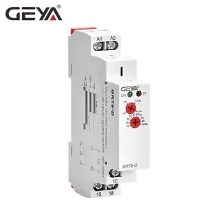 GEYA GRT8-D AC/DC 12-240V 16A Time Delay off Relay for Emergency Stuff Timer Control