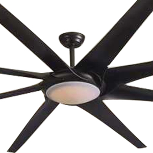 Quạt trần công nghiệp cỡ lớn 100 inch, kiểu dáng hiện đại, 8 cánh ABS, điều khiển từ xa DC, quạt trần 8ft lớn tích hợp đèn - Product Image 2