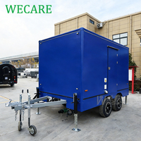Wecare Luxe Remorque de camping portable d'extérieur avec toilettes et salle de douche, Toilettes mobiles, Remorque sanitaire