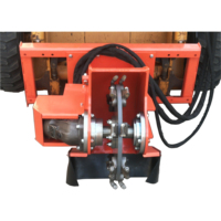 Trincia Forestale Crusher Machine pour tracteur Baumstumpffrse Stump Grinder pour Mini Skid Steer Excavator Stump Grinder