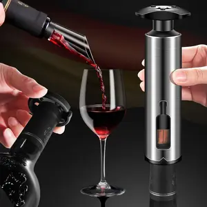 Áp suất không khí mở chai rượu vang đỏ corkscrew cấp thực phẩm kim bơm không khí mở rượu vang