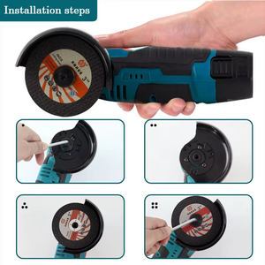 Meuleuse d'angle compacte sans fil <span class=keywords><strong>Makita</strong></span> 12V 3 pouces pour la découpe, le meulage et le polissage - Product Image 2