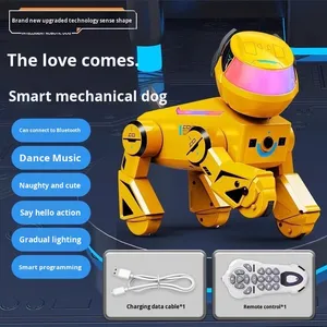 Mainan Anjing Robot yang Dikendalikan Jarak Jauh, Berbicara dan Berinteraksi, Robot Anjing Musik Menari yang Dapat Diprogram untuk Pendidikan Awal dan Komunikasi Orang Tua-Anak - Product Image 6