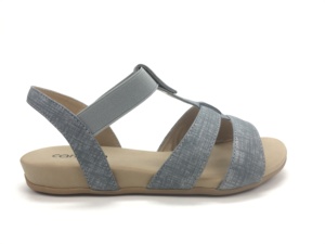 Sandali da donna cinturino posteriore elastico sandali Comfort piatti da indossare ogni giorno spiaggia all'aperto pantofole piatte antiscivolo tinta unita con suola spessa - Product Image 5