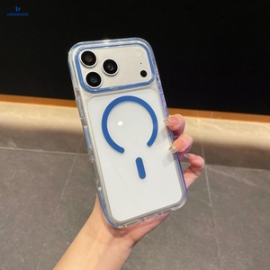 Coque transparente anti-jaunissement magnétique pour iPhone 15, compatible avec iPhone <span class=keywords><strong>11</strong></span>, en TPU et PC, vente en gros - Product Image 3