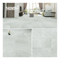 Carreaux de céramique blancs moins chers, revêtement de sol en Pvc par Sublimation pour la décoration