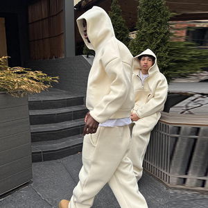 Sweat-shirt à capuche uni XS-4XL, style Y2K, à manches longues, pull-over, style punk, rétro, Kpop, hip-hop, pantalon pour femmes et hommes, vêtements, pantalon de survêtement - Product Image 3