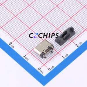 HC-TYPE-C-16P-LT036C <b>USB</b> <b>Connector</b> SMD <b>Connector</b> ( <b>Connector</b> Type: Type-C )( Gender: Female )( Mounting Type: Vertical Mount ) - Product Image 2