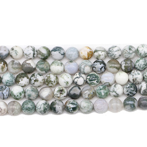 Cuentas sueltas de ágata natural, ágata redonda con forma de árbol para la fabricación de pulseras, venta al por mayor, origen Yiwu, primavera 2023 - Product Image 5