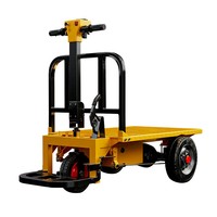 Carretilla Eléctrica Pequeña de Acero con Rueda Plana para Transporte de Carga para Compras, Almacenamiento y Uso Industrial Personalizable OEM