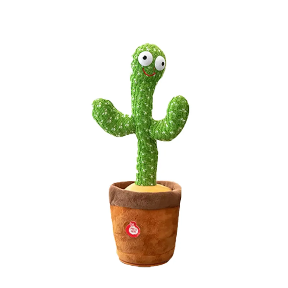 Funny Gift Singing Cactus Plush Toy Shaking Musical Dancing Cactus Dancer Toy for Boys And Girls