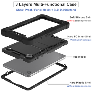 Custodia Robusta per Tablet con Supporto per Samsung <span class=keywords><strong>Galaxy</strong></span> <span class=keywords><strong>Tab</strong></span> A11 <span class=keywords><strong>8</strong></span>.7 Pollici, Antiurto, Protezione Completa del Corpo - Product Image 5