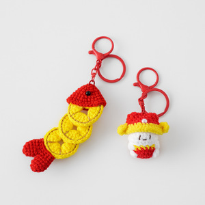 Para el Festival de Primavera, es una buena ocasión para enviar pequeños regalos hechos de hilo tejido a los mayores, como pequeños dioses de la riqueza y el dinero. - Product Image 4