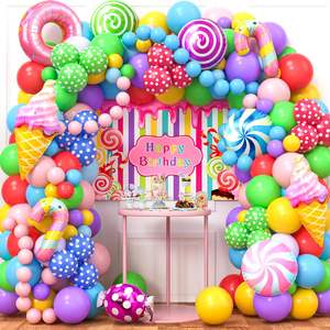 Decoraciones <span class=keywords><strong>de</strong></span> Guirnalda <span class=keywords><strong>de</strong></span> Globos para Fiesta <span class=keywords><strong>de</strong></span> Dulces, Arco <span class=keywords><strong>de</strong></span> Globos <span class=keywords><strong>de</strong></span> Macarrón Perlado, Globo <span class=keywords><strong>de</strong></span> Cumpleaños Dulce, Globo <span class=keywords><strong>de</strong></span> Helado Colorido, Globo <span class=keywords><strong>de</strong></span> Donut <span class=keywords><strong>de</strong></span> Papel <span class=keywords><strong>de</strong></span> Aluminio - Product Image 1