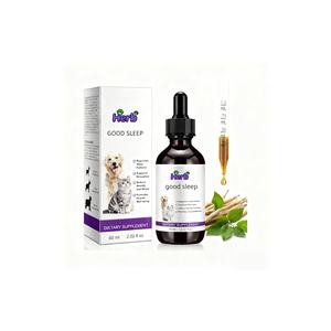OEM/ODM ผลิตภัณฑ์เสริมอาหารสำหรับสัตว์เลี้ยงแบบหยดสำหรับสุนัข แบรนด์ส่วนตัว เมลาโทนินชนิดน้ำ ช่วยให้นอนหลับดีขึ้น ปรับปรุงคุณภาพการนอนหลับ - Product Image 1