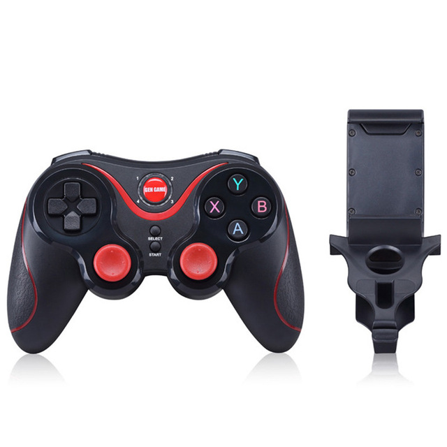 Hot Selling Wireless Phone Game Controller BT Mobile Joystick Gamepad With Cellphone Holder Gamepad Bracket