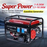 CE-Zertifizierter ISO 2kW 60dB Open-Frame Benzingenerator 4-Takt 1-Phasig 220V Luftgekühlt Elektrostart 12L Kraftstofftank 10-12 Std.