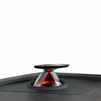 Tweeter Pengangkat Suara dengan Lampu Ambient untuk Audi A4 A5 A6L A7 Q5 Q7 Q8 C7 C8 Upgrade Klakson Treble Interior Mobil