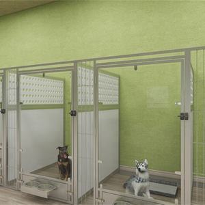 <span class=keywords><strong>Cage</strong></span> de chien extérieure extra <span class=keywords><strong>large</strong></span> en acier inoxydable robuste pour chenil d'embarquement - Product Image 1