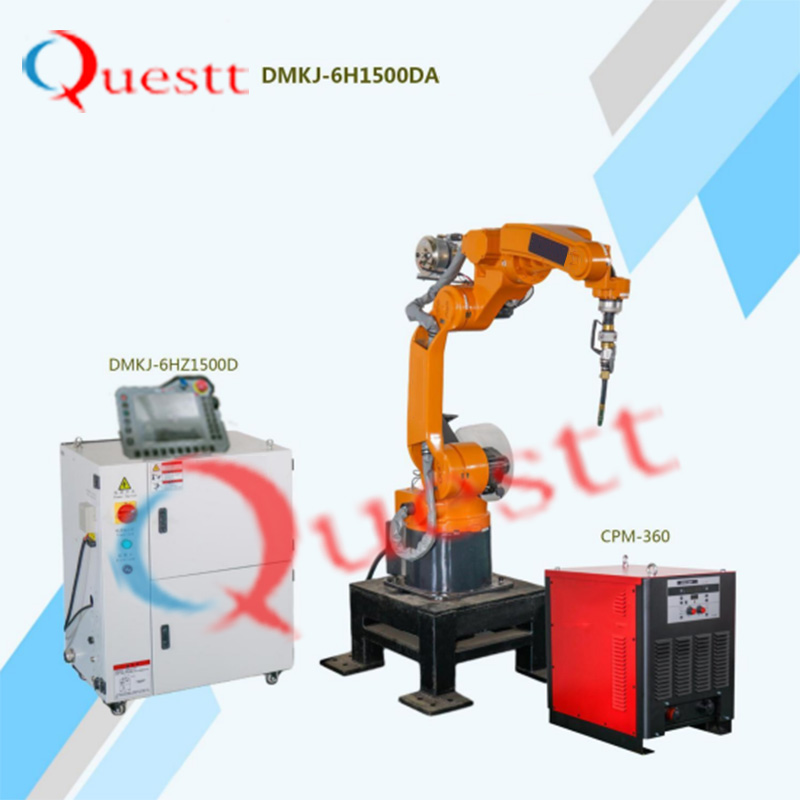 automatic welding robotic arm MIG MAG welding laser source water chiller welding equipments