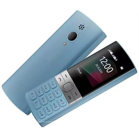 Teléfono Móvil Clásico 150 2023 Desbloqueado de Fábrica, Teclado GSM, Doble SIM, Pantalla TFT 2G, Teléfono con Funciones en Francés/Español/Alemán, Gran Venta