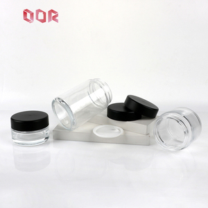 Luxury 500ml Transparent Glass <b>Container</b> With Natural Bamboo Lid Airtight Glass Jar for Kitchen Skincare Packaging With CSC Cap - Product Image 5