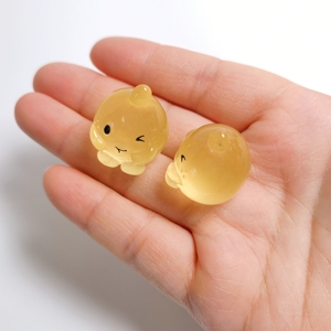 Mix 100PCS Colorful <b>Bear</b> Resin Slime Charms Mini Figures <b>Cute</b> Cartoon Animals Model Dolls Desktop Decorations Micro Landscape - Product Image 1
