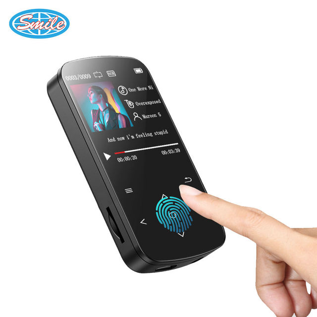 1.5" IPS Touch Screen MP3 MP4 Player, HiFi Lossless Music Player with FM Radio & Voice Recorder