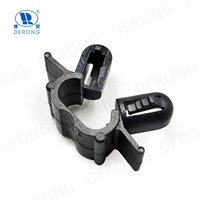 DE RONG Nuevo Diseño QJ-KK11 Abrazadera Ranurada 7x12mm 3.5mm Clips Plásticos Universales para Automóvil para Guía de Mantenimiento de Tuberías del Compartimento del Motor