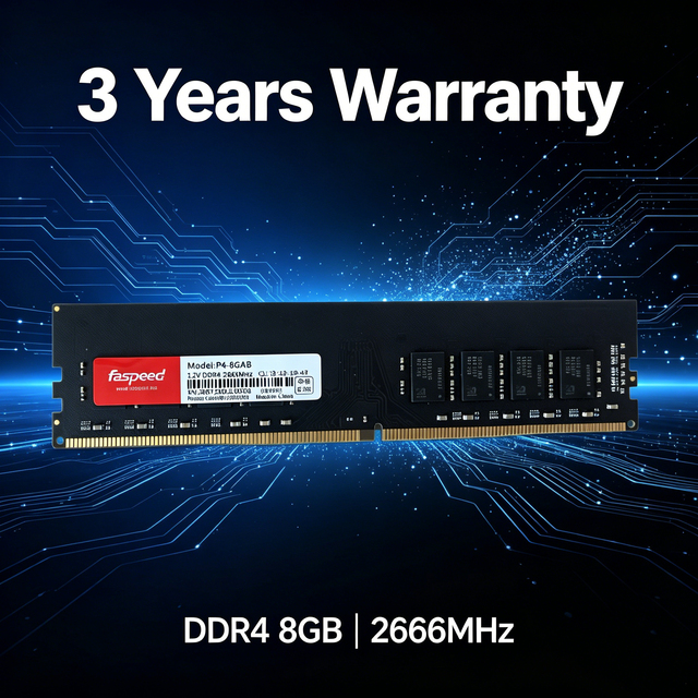 Faspeed Wholesale Best Price 2666MHz 288pins DDR4 8GB 16GB RAM for Desktop in Stock 3-Year Warranty