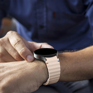 Smartwatch accessorio morbido Silicone cinturini per orologio con <span class=keywords><strong>Samsung</strong></span> Galaxy <span class=keywords><strong>Watch</strong></span> 7 6 5 <span class=keywords><strong>4</strong></span> <span class=keywords><strong>Band</strong></span> 40mm 44mm cinturini per Smart <span class=keywords><strong>Watch</strong></span> da polso - Product Image 6